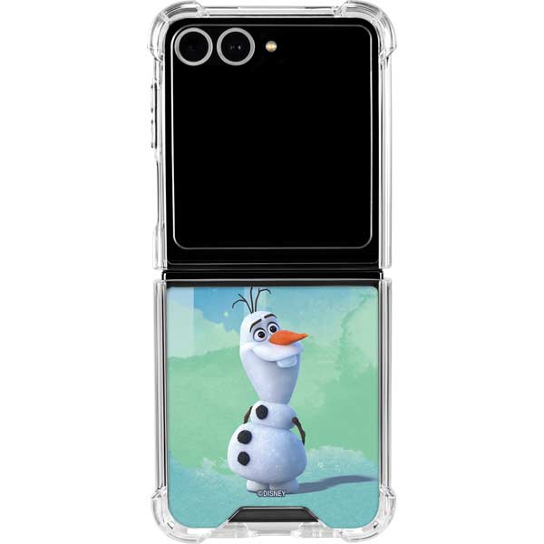 Disney Frozen II Olaf Galaxy Z Flip7 Clear Case