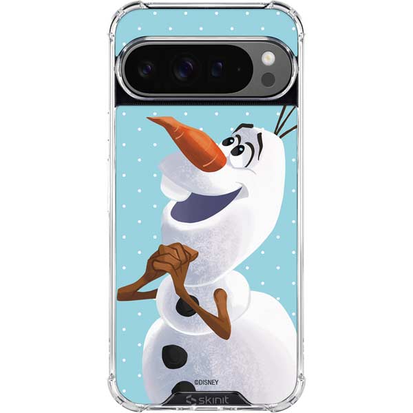 Disney Frozen Olaf Polka Dots Google Pixel 10 Pro XL Clear Case