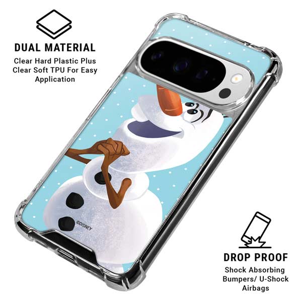 Disney Frozen Olaf Polka Dots Google Pixel 10 Pro XL Clear Case