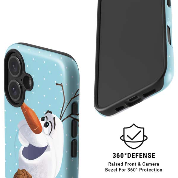 Disney Frozen Olaf Polka Dots iPhone 16 Magsafe Impact Case