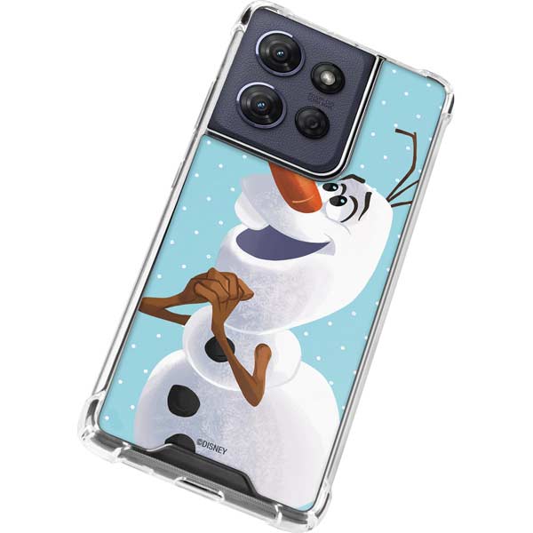 Disney Frozen Olaf Polka Dots Moto G 5G (2025) Clear Case