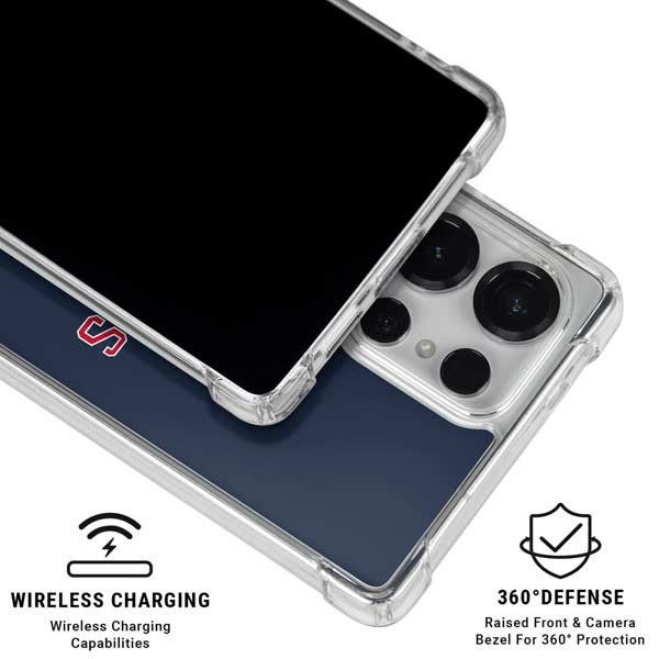 University of Mississippi Ole Miss Blue Galaxy S25 Ultra Clear Case