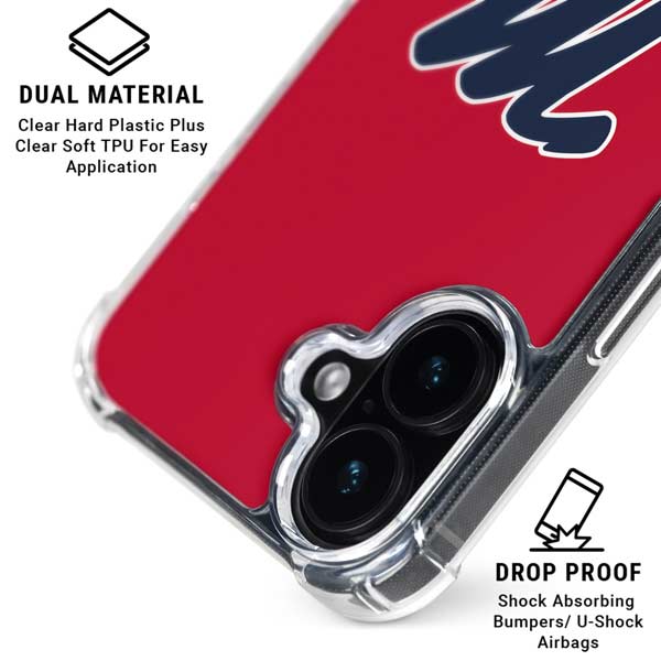 University of Mississippi Ole Miss Logo Red iPhone 17 MagSafe Case
