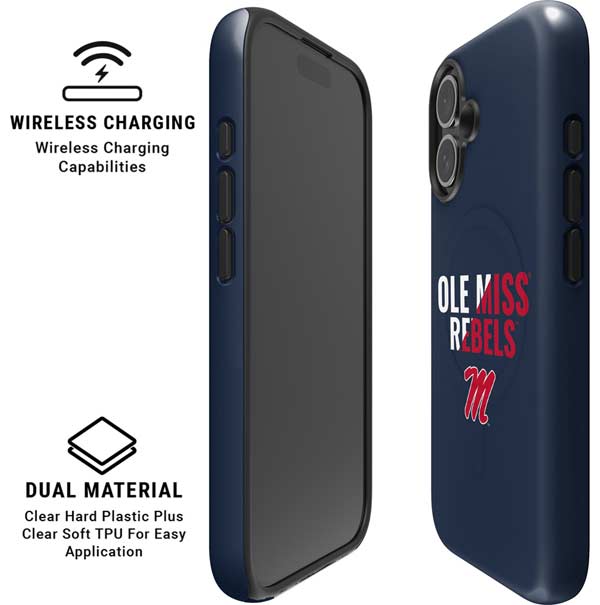 University of Mississippi Ole Miss Rebels iPhone 17 Magsafe Impact Case