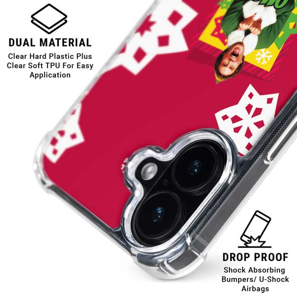 Elf OMG Santas Coming iPhone 17 Clear Case