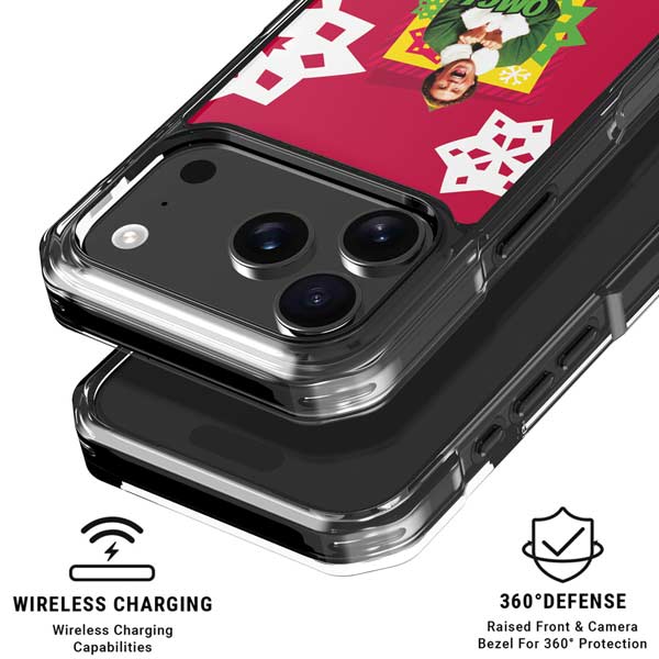 Elf OMG Santas Coming iPhone 17 Pro Clear Case