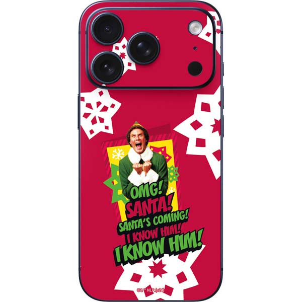 Elf OMG Santas Coming iPhone 17 Pro Max Skin