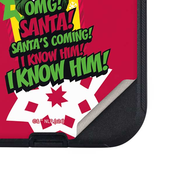 Elf OMG Santas Coming Otterbox Defender iPhone Skin