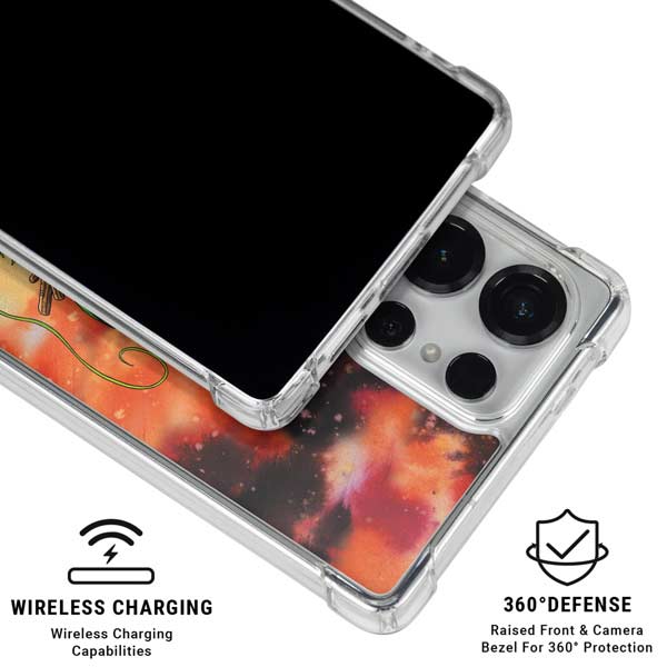 Dragon Ball Z One Wish Shenron Galaxy S25 Ultra Clear Case