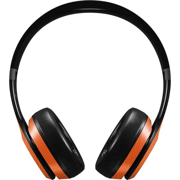 Orange Carbon Fiber Specialty Texture Material Beats Studio Pro Wireless Headphones Skin