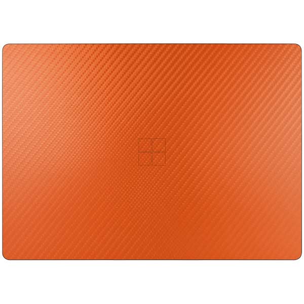 Orange Carbon Fiber Specialty Texture Material Surface Laptop 7 15in Skin