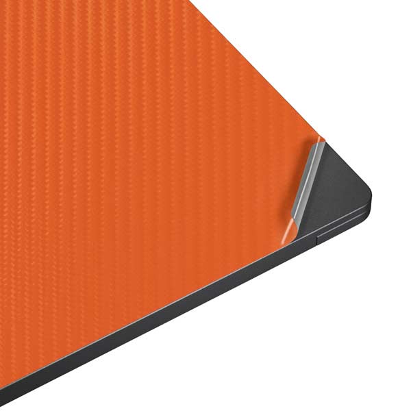 Orange Carbon Fiber Specialty Texture Material Surface Laptop 7 15in Skin