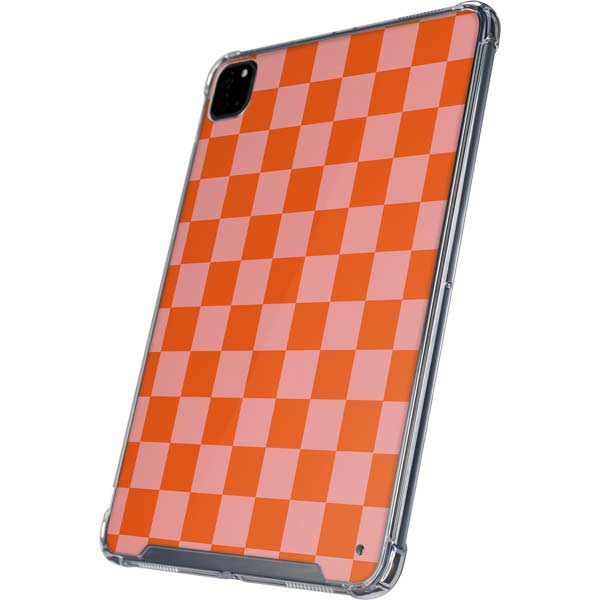 Orange Checkered iPad Cases