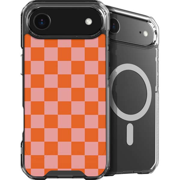 Orange Checkered iPhone 17 Air MagSafe Case
