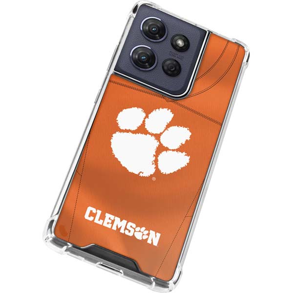 Clemson University Orange Jersey Moto G Power 5G (2025) Clear Case