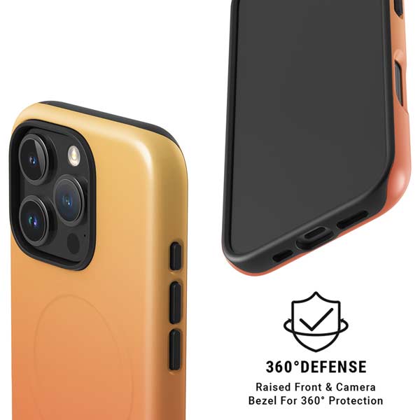 Orange Ombre iPhone 16 Pro Magsafe Impact Case