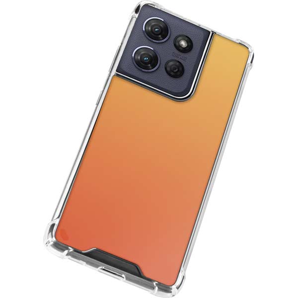 Orange Ombre Moto G Power 5G (2025) Clear Case