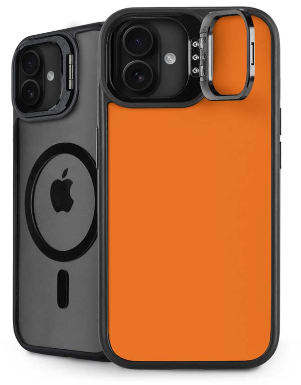 Orange iPhone 16 Kickstand Case