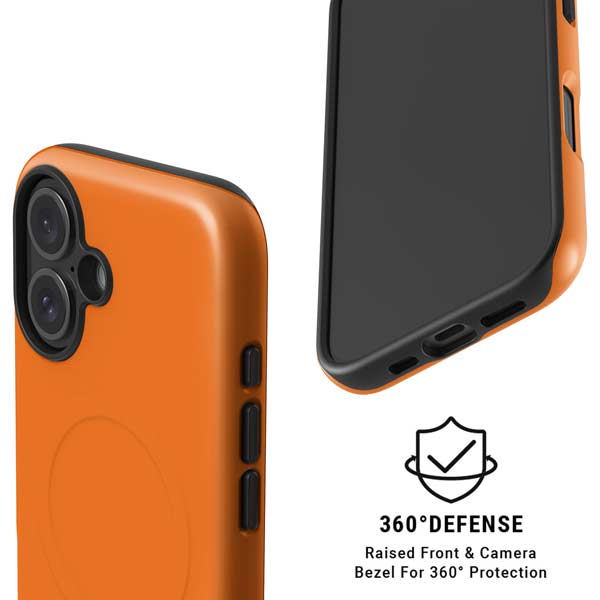 Orange iPhone 16 Magsafe Impact Case
