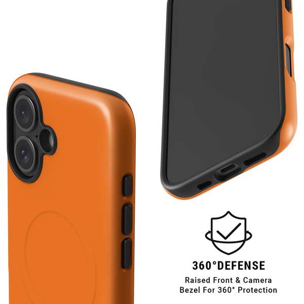 Orange iPhone 16 Plus Magsafe Impact Case