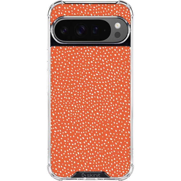 Orange Spots Google Pixel 10 Pro XL Clear Case