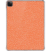 Orange Spots iPad Pro 11in (2024) Clear Case