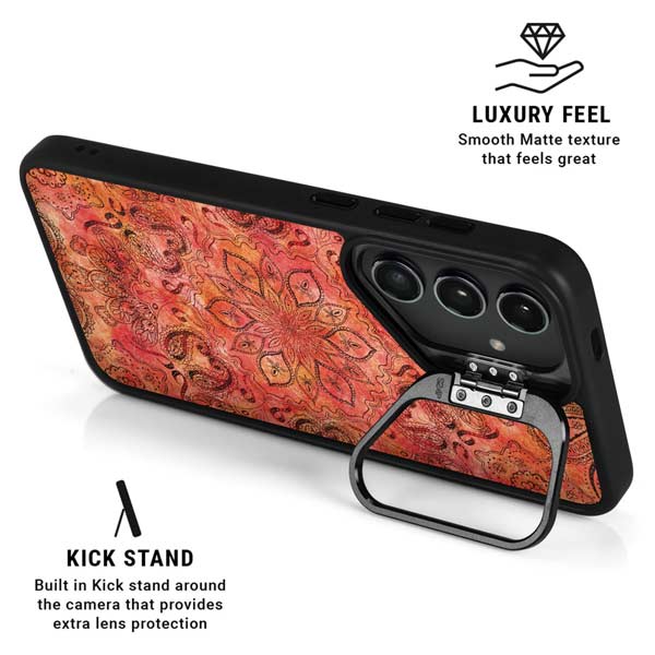 Orange Zen Galaxy S26 Ultra Kickstand Case