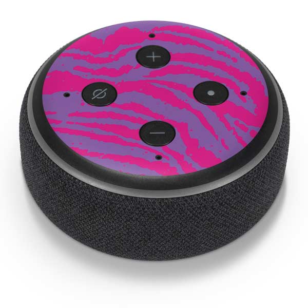 Orchid Tiger Animal Print Color Pop Amazon Echo Dot Skin