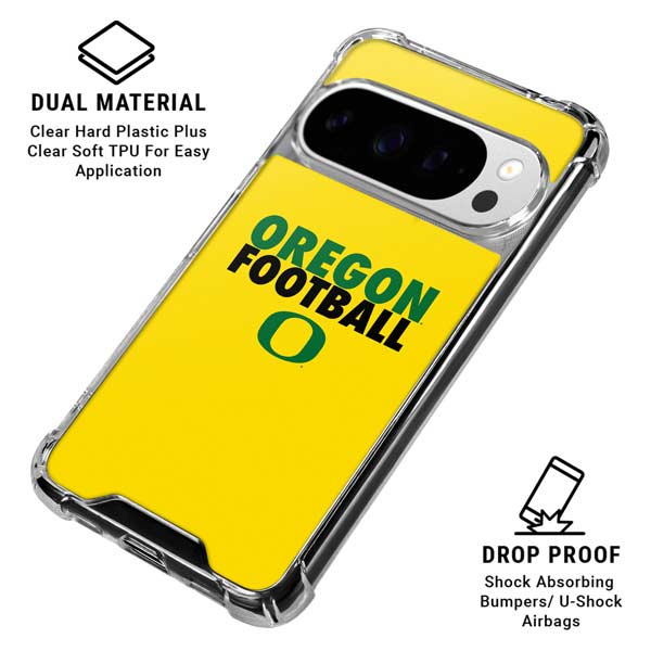 University of Oregon Ducks Football Google Pixel 10 Pro Clear Case