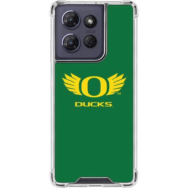 University of Oregon Ducks Green Moto G Play 5G (2025) Clear Case