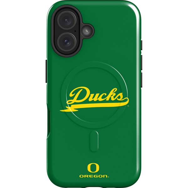 University of Oregon Ducks Logo and Wings iPhone 16 Magsafe Impact Case