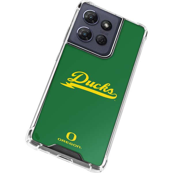 University of Oregon Ducks Logo and Wings Moto G 5G (2025) Clear Case