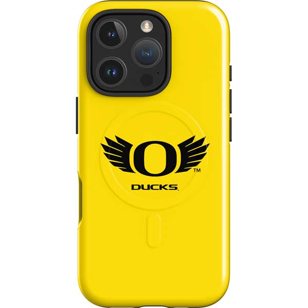 University of Oregon Ducks Yellow iPhone 16 Pro Max Magsafe Impact Case