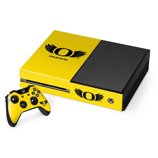 University of Oregon Ducks Yellow Xbox One Skins