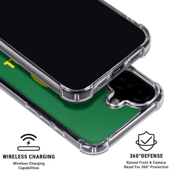 University of Oregon Football Green iPhone 17 Clear Case