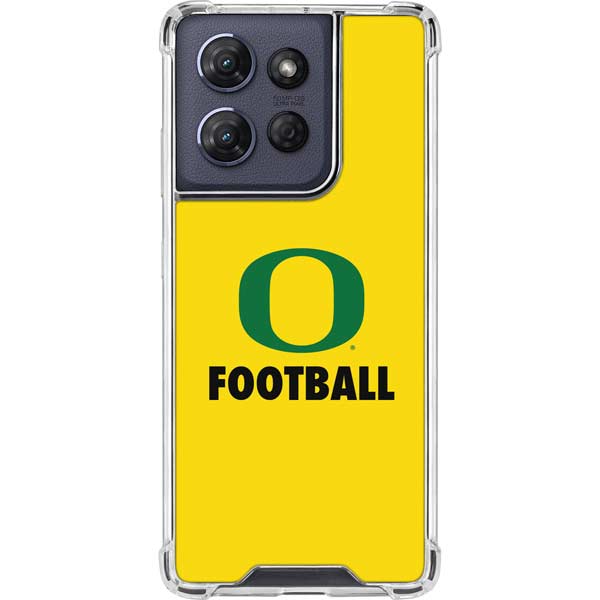 University of Oregon Football Moto G 5G (2025) Clear Case