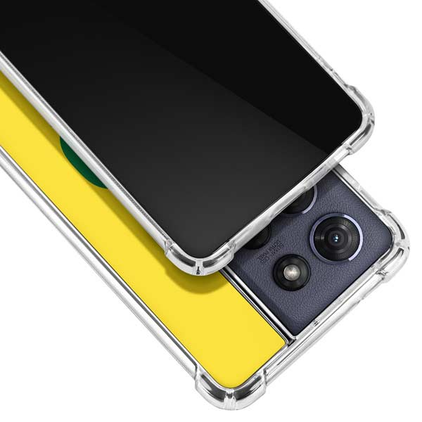 University of Oregon Mesh Yellow Moto G 5G (2025) Clear Case
