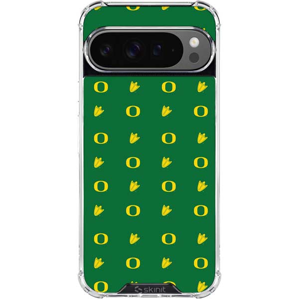 University of Oregon Pattern Google Pixel 10 Pro Clear Case