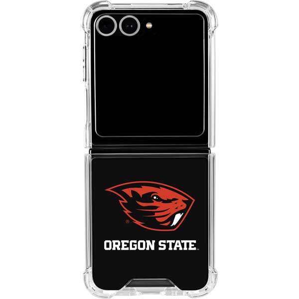 Oregon State University Beavers Galaxy Z Flip7 Clear Case