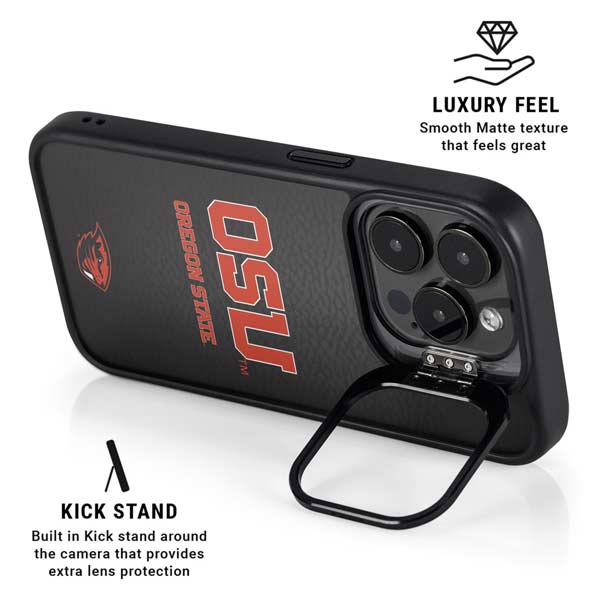 Oregon State University Logo iPhone 14 Pro Max Kickstand Case