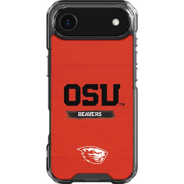 Oregon State University Texture iPhone 17 Air Clear Case