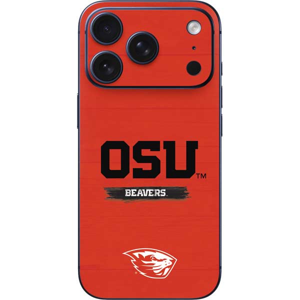 Oregon State University Texture iPhone 17 Pro Skin