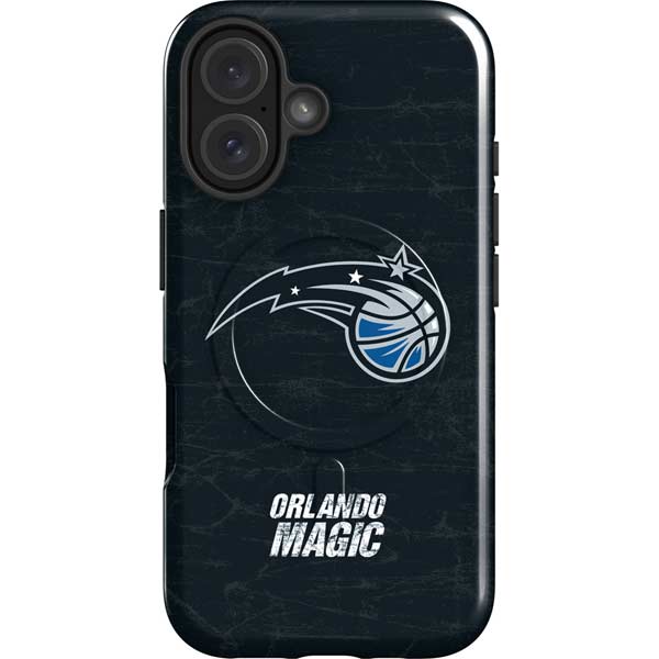 NBA Orlando Magic Black Secondary Logo iPhone 16 Magsafe Impact Case