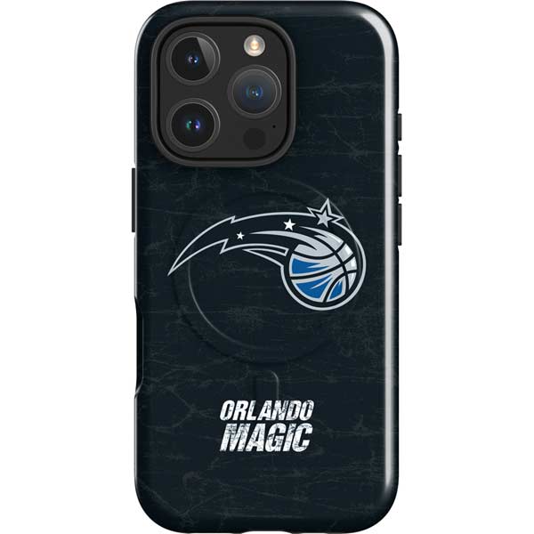 NBA Orlando Magic Black Secondary Logo iPhone 16 Pro Magsafe Impact Case