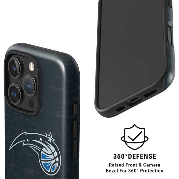 NBA Orlando Magic Black Secondary Logo iPhone 16 Pro Magsafe Impact Case