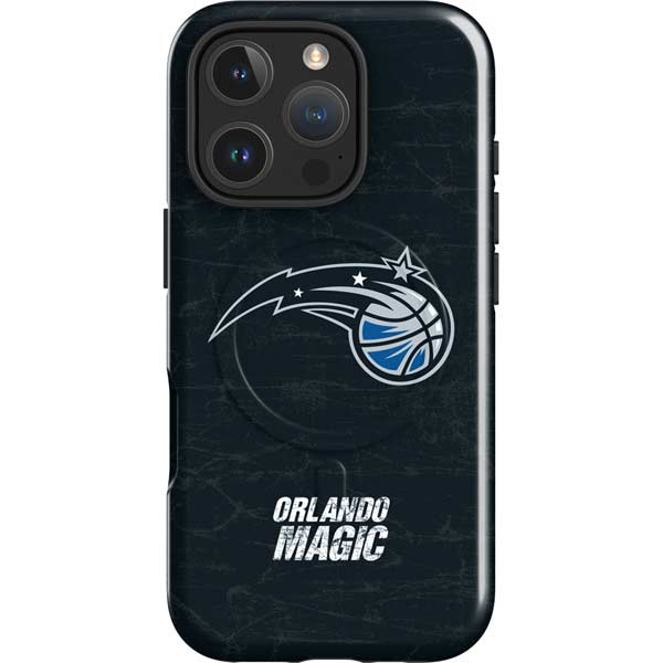 NBA Orlando Magic Black Secondary Logo iPhone 16 Pro Max Magsafe Impact Case