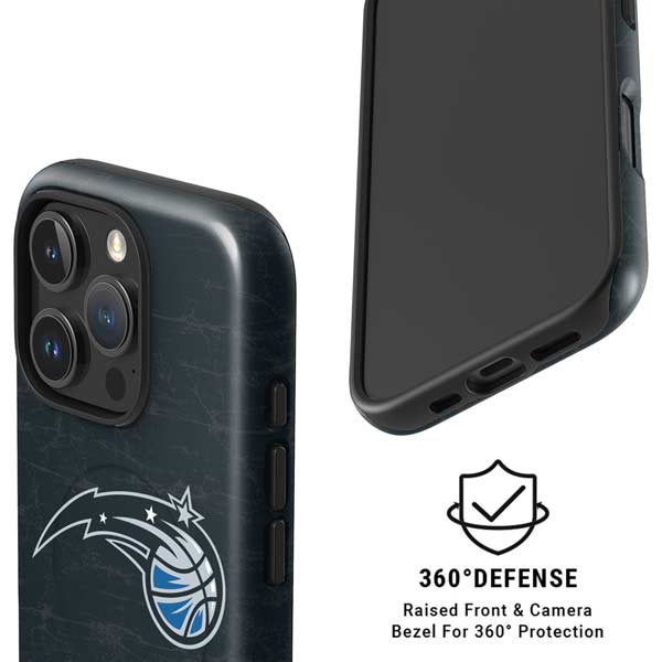NBA Orlando Magic Black Secondary Logo iPhone 16 Pro Max Magsafe Impact Case