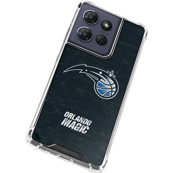 NBA Orlando Magic Black Secondary Logo Moto G Play 5G (2025) Clear Case