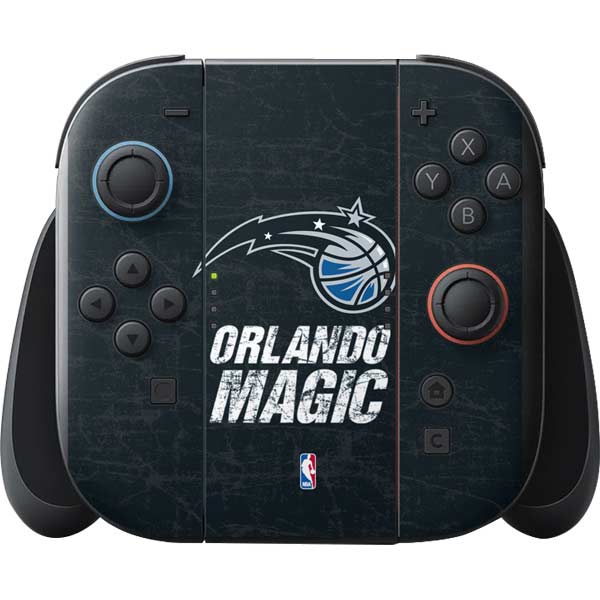 NBA Orlando Magic Black Secondary Logo Nintendo Switch 2 (2025) with Joy-Con Skin
