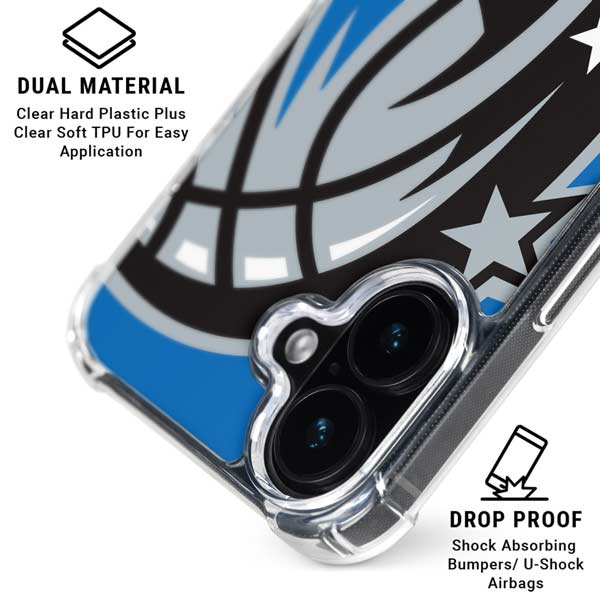 NBA Orlando Magic Large Logo iPhone 17 Clear Case